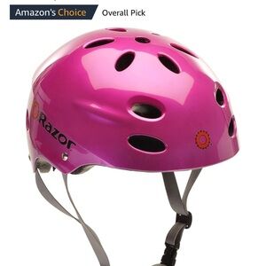 Razor Pink Safety Helmet with Ventilation and Durable Design • NEW!